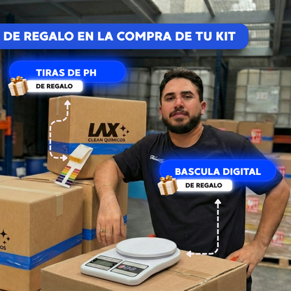KIT HOGAR LAX CLEAN + CURSO ONLINE CON FÓRMULAS EN VIDEO + ATENCIÓN PERSONALIZADA 30 DÍAS