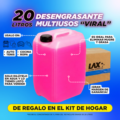 Kit de Hogar + Desengrasante "VIRAL"
