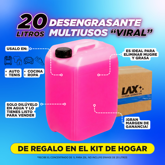 Kit de Hogar + Desengrasante "VIRAL"