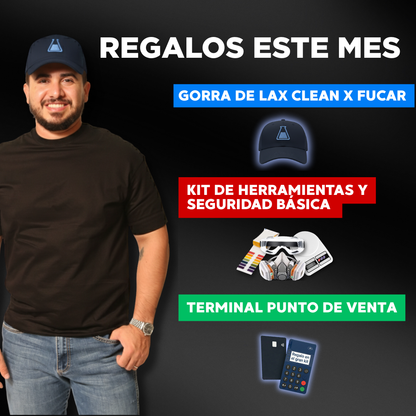"GRAN KIT 2026" DE LAX CLEAN HOGAR Y AUTOMOTRIZ + 2 CURSOS ONLINE CON FÓRMULAS EN VIDEO CON ACTUALIZACIONES + ATENCIÓN PERSONALIZADA 45 DÍAS