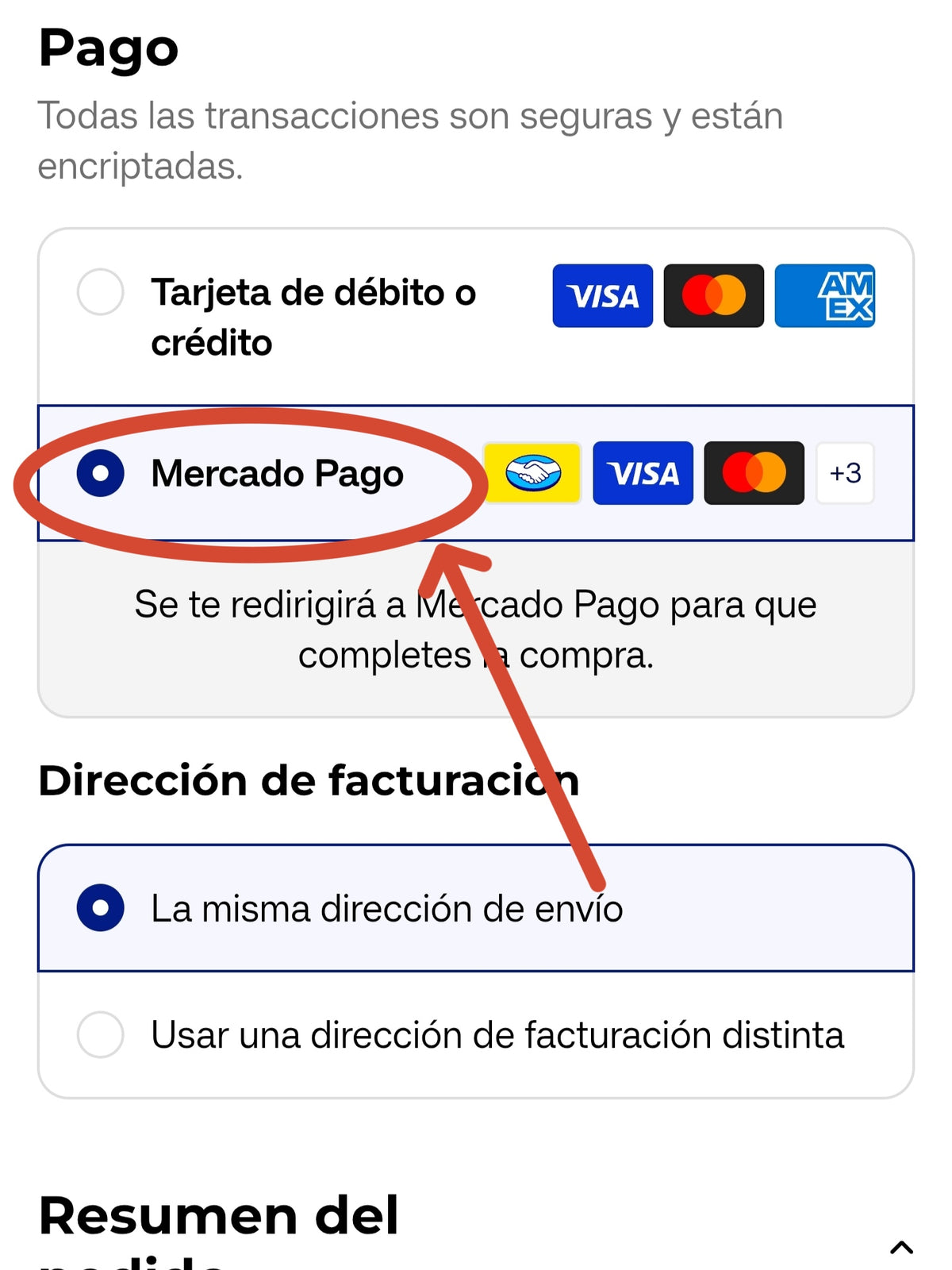 ¡¡IMPORTANTE!!! Elige Mercado Pago